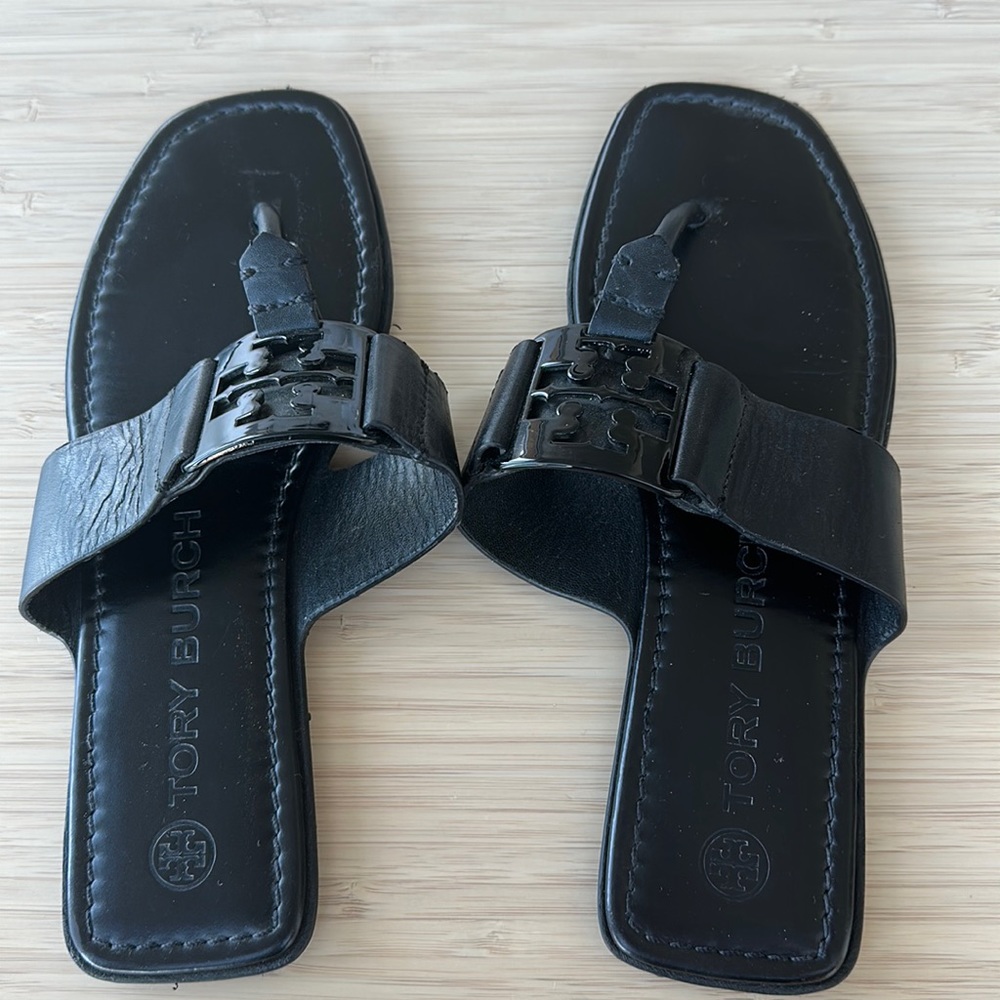 Black Tory Burch Sandals Size 7